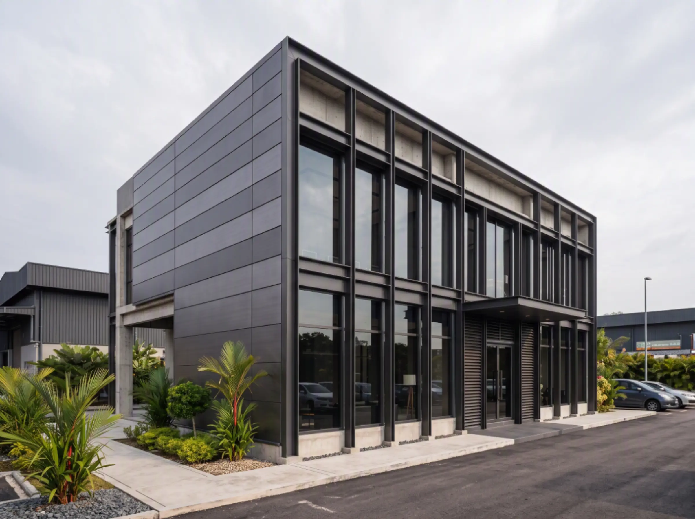 Low-carbon aluminium in architectural facades and frames