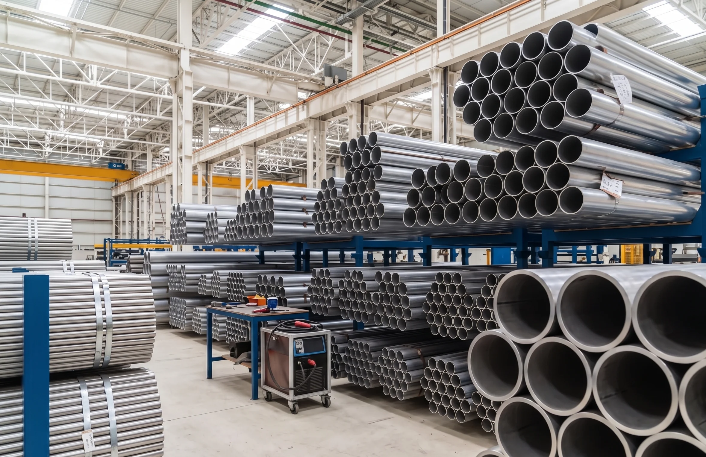 Aluminium tubes and plates